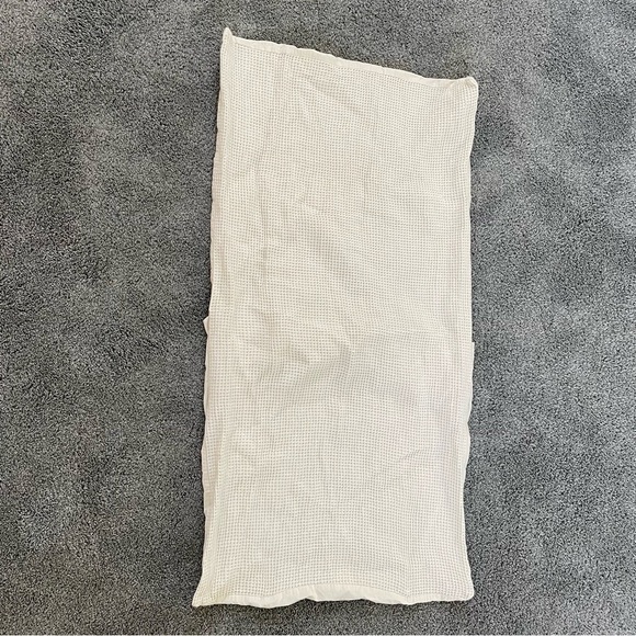 Parachute white waffle knit extra long sham pillow covers set of two - Picture 1 of 6